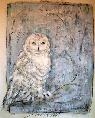 �Snowy Owl� by Brenda Wrigley Scott